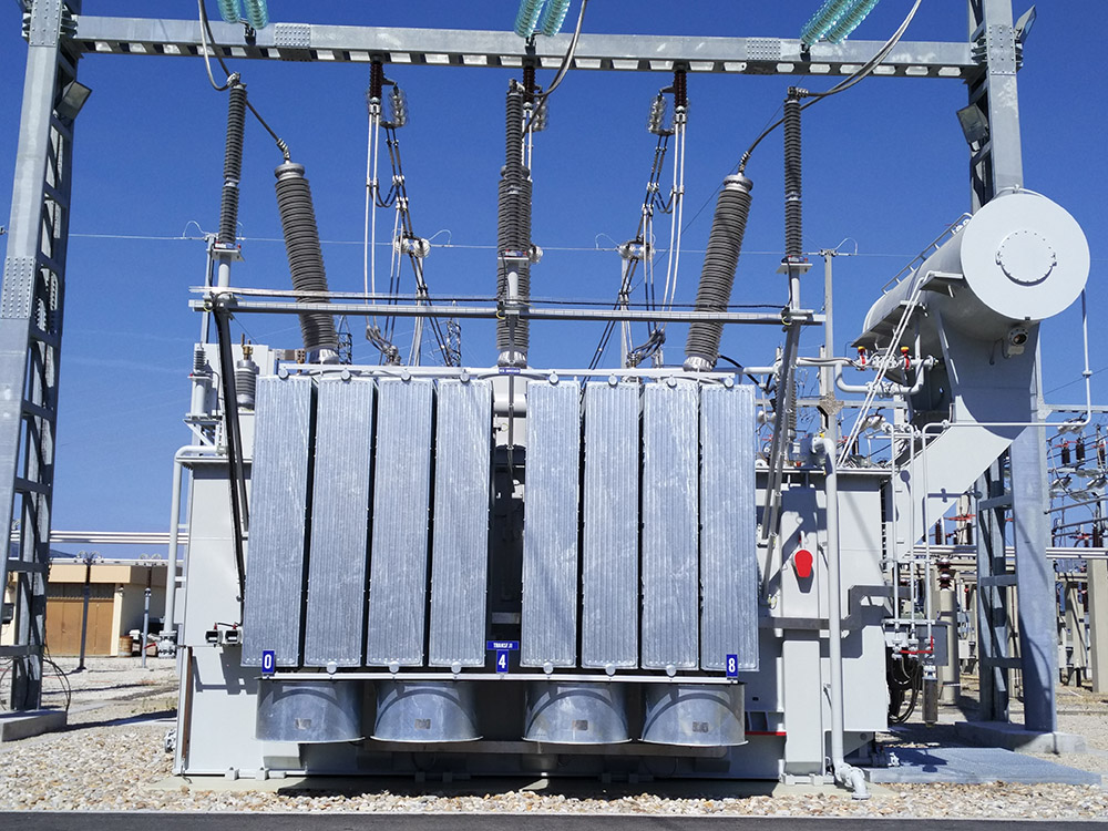 Portugal REN Valdigem substation main power transformer 150MVA 220kV