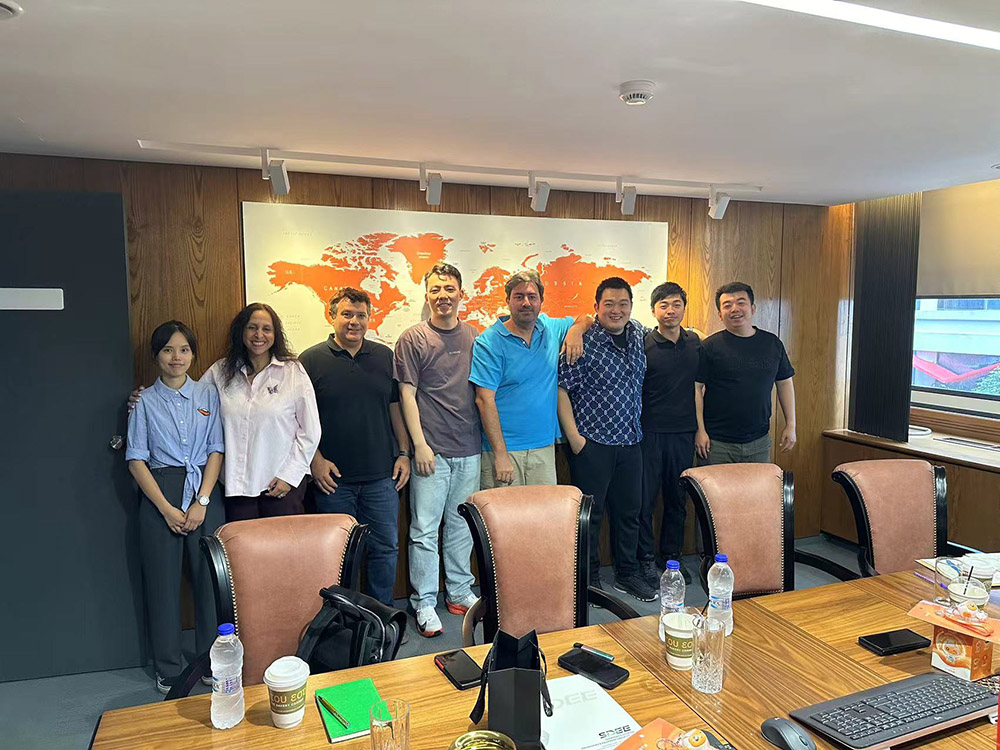 Client company commerical meeting in Greece